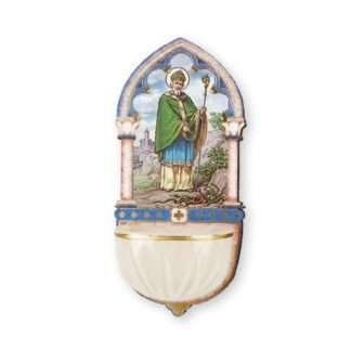 Wood Font Luminous Bowl Saint Patrick 3009