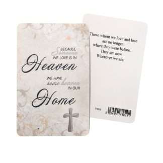 Heaven and Home Keepsake Card