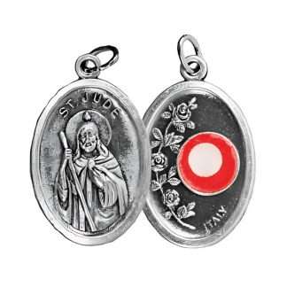 Oxidised Saint Jude Relic Medal.