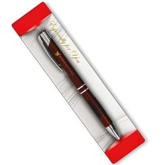 Burgundy Red Metal Confirmation Pen 5½ Inch
