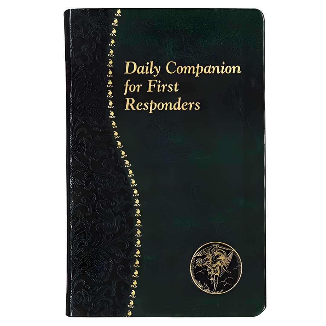 First responders prayer book with dura-lux binding, compact 192 page book with scripture and reflections