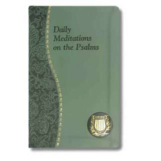 Daily Meditations on the Psalms book deluxe leatherette cover with gold highlights and ribbon marker