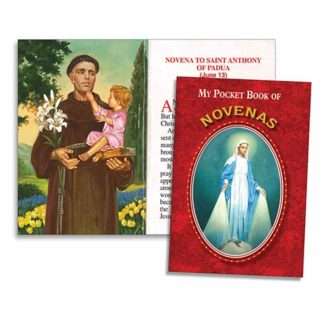 My Pocket Book of Novenas, a small 64-page paperback Catholic prayer book