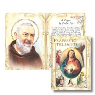 Prayers to the Saints colour-illustrated paperback Catholic prayer book