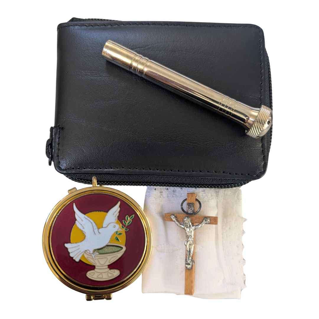 Communion Pyx Set with Dove Pyx
