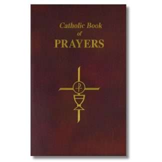 Catholic Book of Prayers large type edition with brown vinyl cover